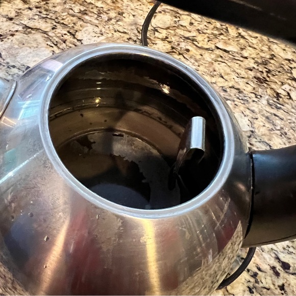 Rare๐Walmart Electric Water Kettle Stainless Steel and Black Cordless Kettle - Picture 5 of 10